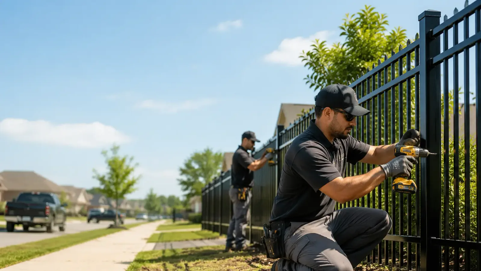 Metal Fence Installation in Oklahoma